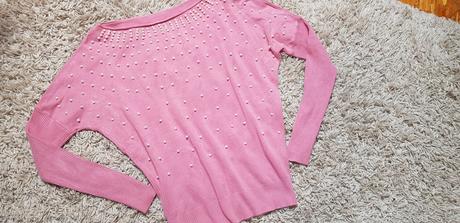 Svetrik s perličkami, orsay,s