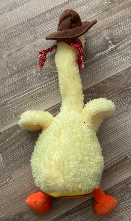 Plyšová spievajúca,tancujúca kačka/káčer, 