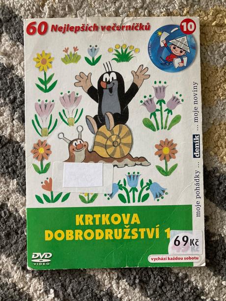 Dvd krtkova dobrodružství 6ks, 