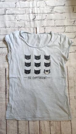 Tričko s mačičkami, new yorker,m