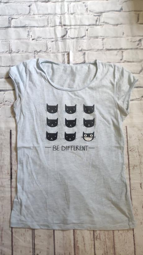 Tričko s mačičkami, new yorker,m