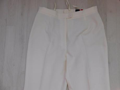 Elegantné bledožlté nohavice l, l