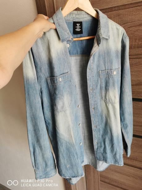 Pánska rifľová košeľa, h&m,m