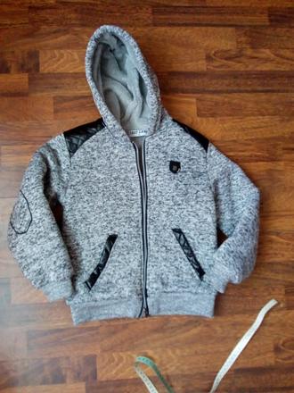 Chlapčenská hrubá mikina 122/128, 122