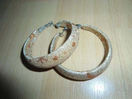 Kruhove oranzove nausnice, 