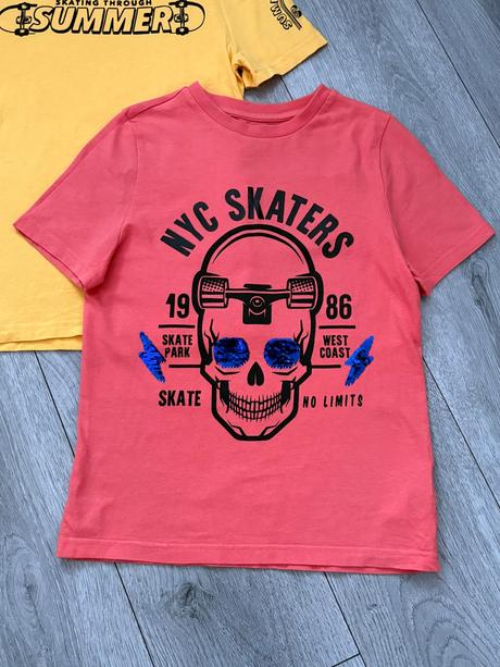 2x skate tričko veľ. 134, f&f,134