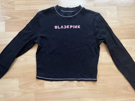 Krátke tričko blackpink - veľ.170, h&m,170