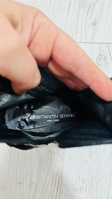 Čierne kožené topánky 38,5, 38