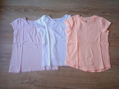 Tričká (biele predané), h&m,110