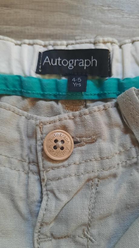Super bavlneno lanove nohavice 2 v 1, marks & spencer,110