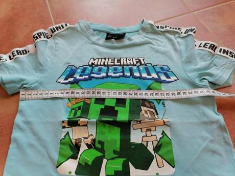 Tričko minecraft, veľ. 122, 122
