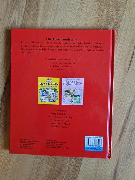 Katka a kubko - oteckove narodeniny,