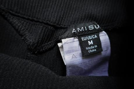Vrúbkované kraťasky amisu, amisu,m