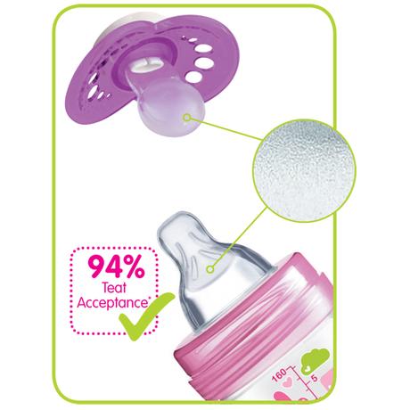 Mam silikónový nočný cumlík blue 2ks, 6m+, mam