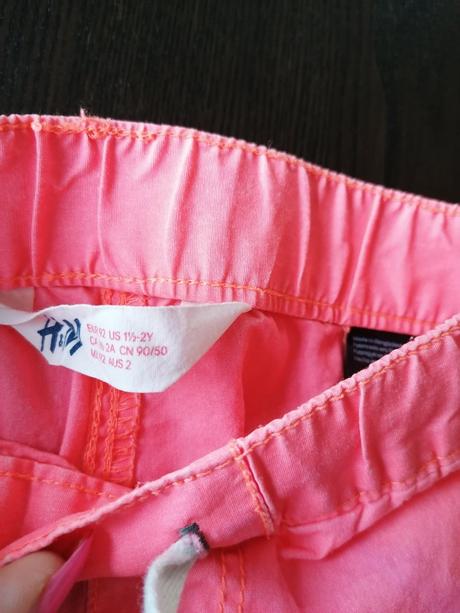 Ružové kratasy, h&m,92