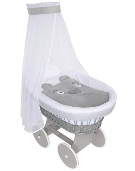 Kôš biely s výbavou, šírka (cm): 35,dĺžka (cm): 70