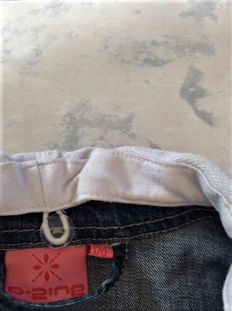 Riflová bunda s kapucňou, 164