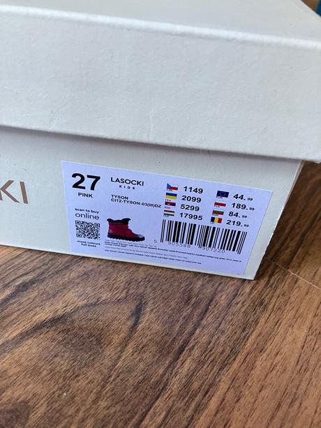 Zimne topanky 27, lasocki,27