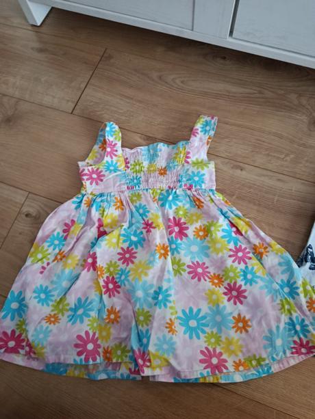 Balík šaty šatky na leto 1,5-2 roky, h&m,92