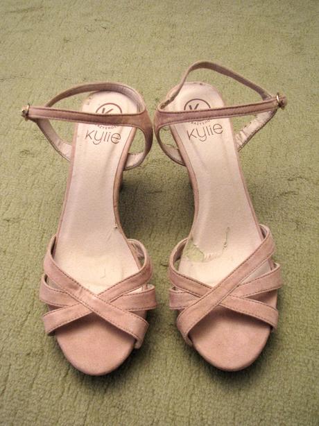 Ružové semišové sandálky, 41