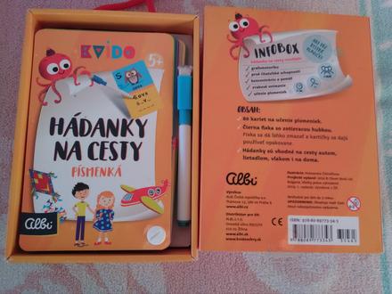 Obojstranné stieratelne karty pre deti, 