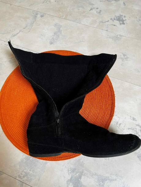 Semišové kožené čižmy 39/40, 40