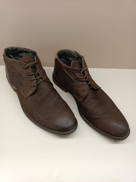 Pánske jesenné kožené poltopánky značky urban x 45, 45