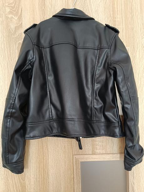 Koženková bunda, h&m,140
