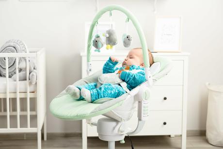 Caretero jedálenská stolička kivi 3v1 mint, caretero