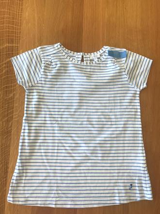 Jacadi pásikované tričko svetlomodré, jacadi,140