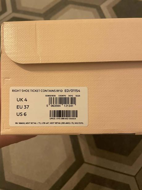 Sandale na vysokom podpadku, next,37