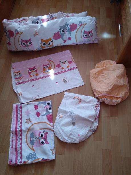 Mantinel a obliečky do detskej postieľky, šírka (cm): 60,dĺžka (cm): 120