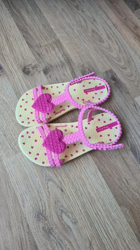 Plážové sandále ružové dievčenské ipanema 25/26, 25
