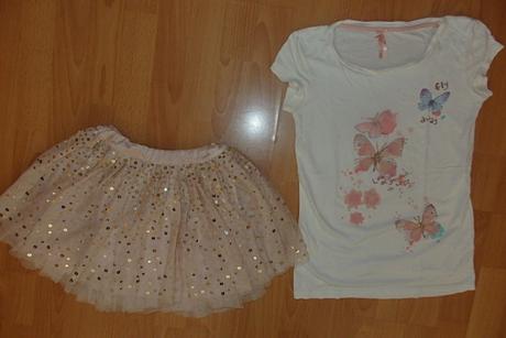 Motýlikové tričko a sukňa next na 10 rokov, next,140