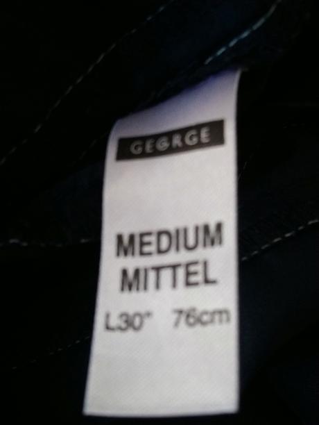 Pánske modré šušťákové nohavice, george, george,m