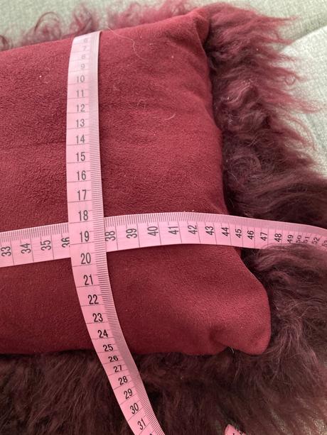 Vankúš z pravej kožušiny,