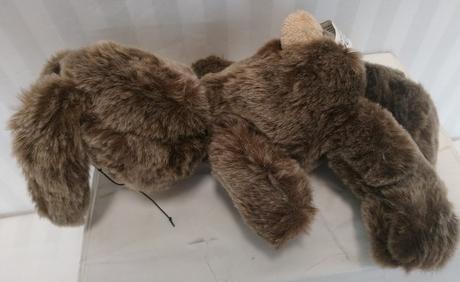 Plyšový hnedý zajko, tcm, 33 cm,