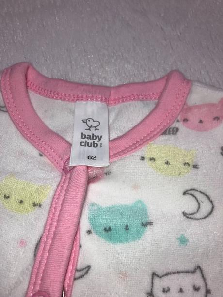 Velúrové dupačky, c&a,62