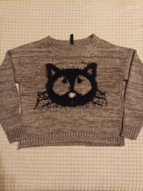 Pulóver s mačičkou, m