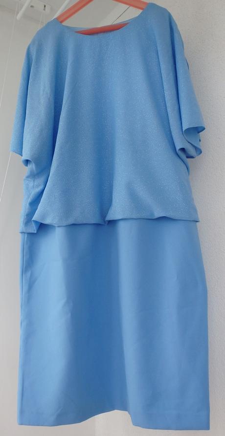 Belasé elegantné šaty, v. xl/xxl, č.46, 46