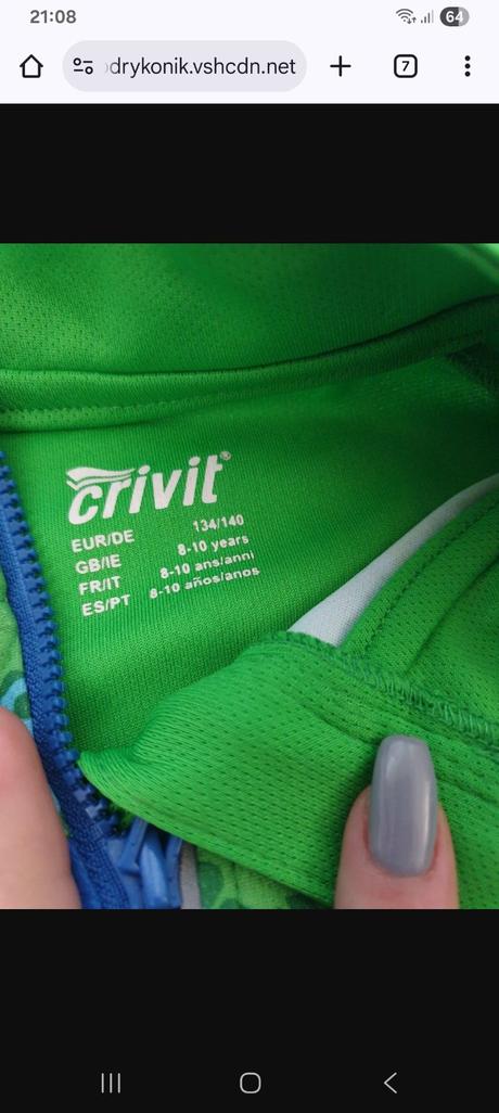 Cyklisticka suprava, crivit,140