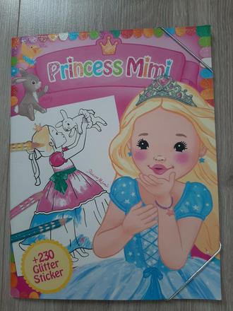 Princess mimi- omalovanky,nalepky,