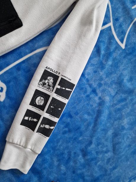 Chlpačenská mikina nasa, s