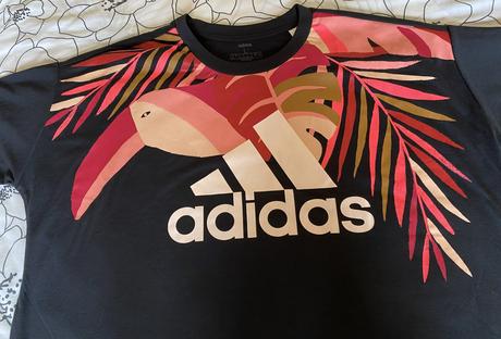 Adidas tričko s potlačou oversize, adidas