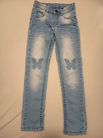 Elastické dzinsy 128, 128