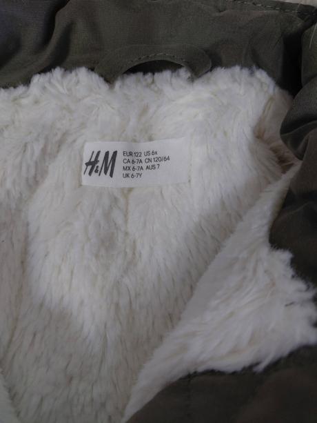 Prechodná, zimná bunda, h&m, 122, h&m,122