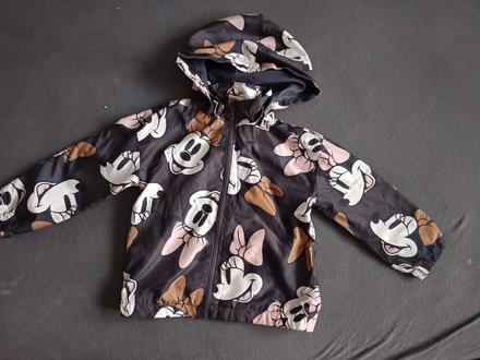 Prechodná bunda minnie disney, h&m,104