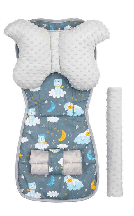 Sensillo podložka do kočíka deluxe medvede,