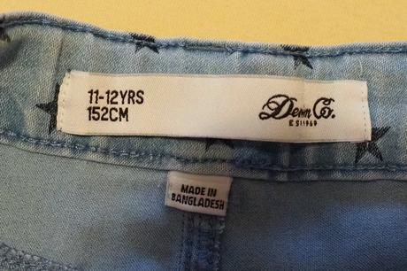 Dievčenské kraťasy, denim,152