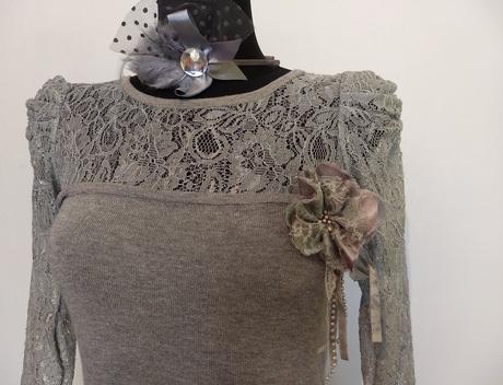 Čipkované šaty - tunika, m